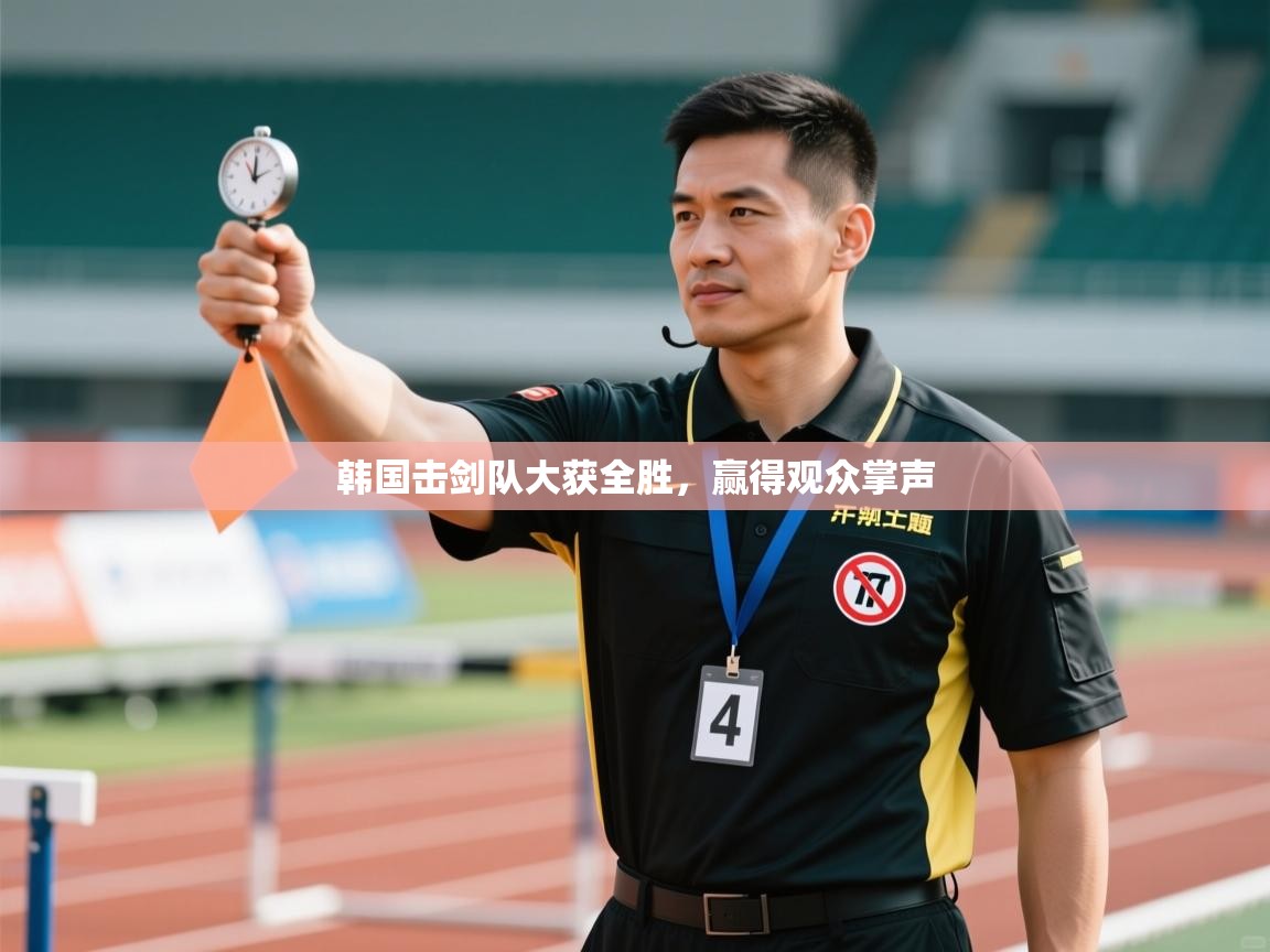 韩国击剑队大获全胜，赢得观众掌声  第1张